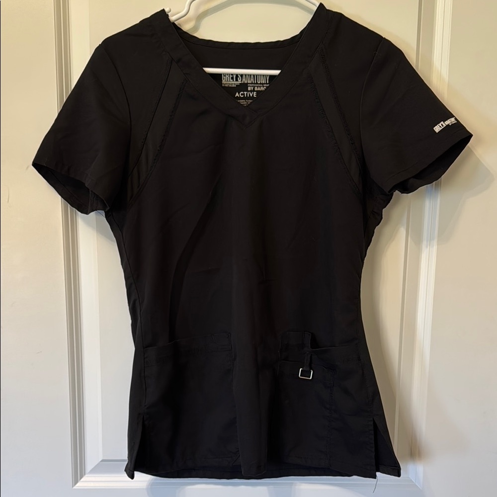 Black Scrub Top Grey’s Anatomy Barco